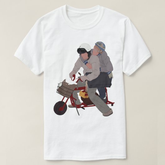 Dumb en Dumber Mini Bike T-shirt (Design voorkant)
