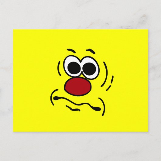 Dumb Face Grumpey Briefkaart (Voorkant)