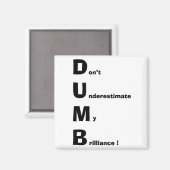 DUMB MAGNEET (Voorkant / Achterkant)