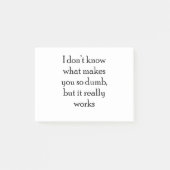 Dumb Post-it® Notes (Voorkant)