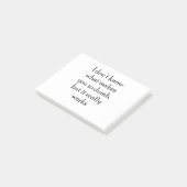 Dumb Post-it® Notes (Schuin)