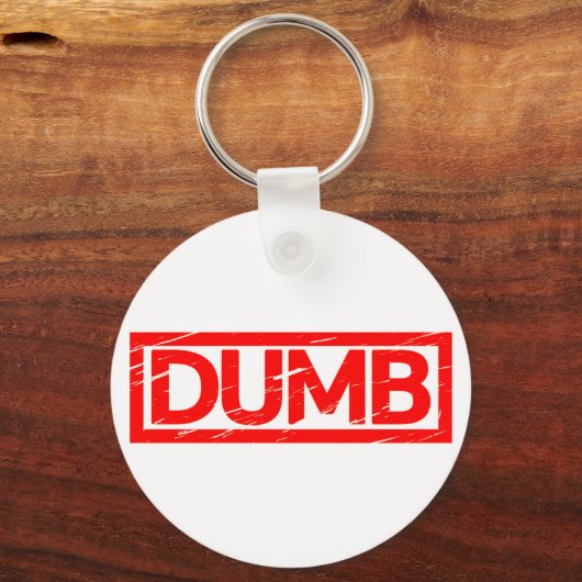 Dumb Stamp Sleutelhanger (Voorkant)