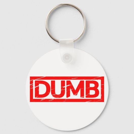 Dumb Stamp Sleutelhanger (Achterkant)