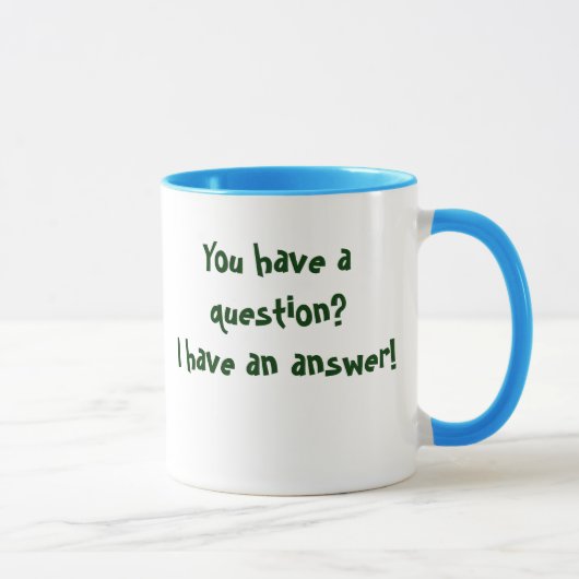 Dumb ziet er vrij uit  mok (Rechts)