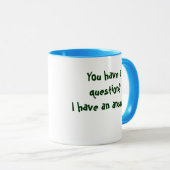 Dumb ziet er vrij uit  mok (Voorkant rechts)