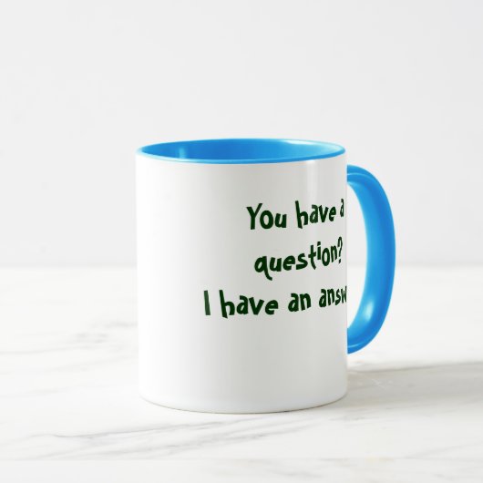 Dumb ziet er vrij uit  mok (Voorkant rechts)