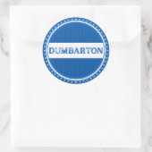 Dumbarton City Pride Embleem – Schotse identiteit Ronde Sticker (Tas)