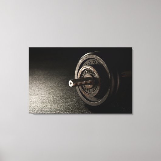 Dumbbell Canvas Afdruk (Voorkant)