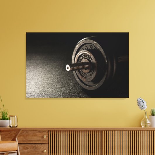 Dumbbell Canvas Afdruk (Insitu (Woonkamer))