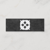 Dumbbell Cross | Persoonlijke Trainer (leisteen) Mini Visitekaartje (Voorkant)