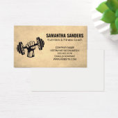 Dumbbell-gewicht bedrijf | Geschiktheid Visitekaartje (Bureau)