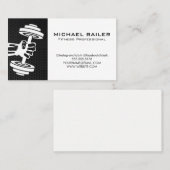 Dumbbell-gewicht bedrijf | Geschiktheidsliften Visitekaartje (Voorkant / Achterkant)