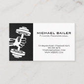 Dumbbell-gewicht bedrijf | Geschiktheidsliften Visitekaartje (Voorkant)