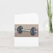 Dumbbell Gewicht Kaart (Voorkant)