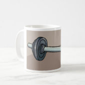 Dumbbell Gewicht Koffiemok (Voorkant links)