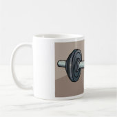 Dumbbell Gewicht Koffiemok (Links)