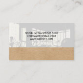 Dumbbell-gewichtpictogram | Gym Visitekaartje (Achterkant)