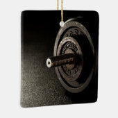 Dumbbell Keramisch Ornament (Rechts)