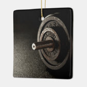 Dumbbell Keramisch Ornament (Links)