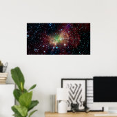 Dumbbell Nebula - Vulpecula Constellation Poster (Thuiskantoor)