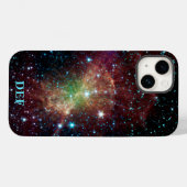 Dumbbell nevel naam initialen astronomie Case-Mate iPhone case (Achterkant (horizontaal))