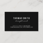 Dumbbell-pictogram | Geschiktheid | Persoonlijke t Visitekaartje (Achterkant)