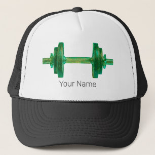 Dumbbell Retro Bodybuilder Gym Fitness of Coach Trucker Pet