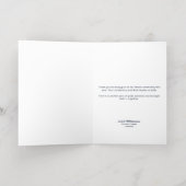 Dumbbell Season's Strength & Success Grey & White Folie Wenskaart (Binnenlaag)