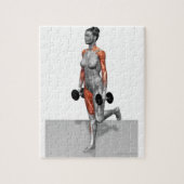 Dumbbell Single Leg Deadlift 2 Legpuzzel (Verticaal)