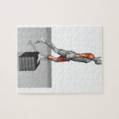 Dumbbell Stap omhoog 4 Legpuzzel (Horizontaal)