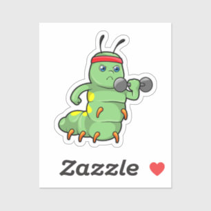 Dumbbell-training voor een derde pijler bij Sterkt Sticker