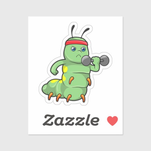 Dumbbell-training voor een derde pijler bij Sterkt Sticker (Vel)