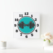 Dumbbell Vierkante Klok (Huis)