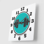 Dumbbell Vierkante Klok (Hoek)