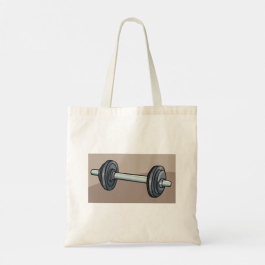 Dumbbell Weight Fitness Canvas tas (Achterkant)