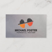 Dumbbell Weight Logo | gezondheidsfitness Afsprakenkaartje (Voorkant)