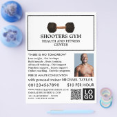 Dumbbell Weight, Personal trainer, Gym Adverteren Flyer (Enkel)