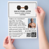 Dumbbell Weight, Personal trainer, Gym Adverteren Flyer (Hand)