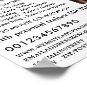 Dumbbell Weight, Personal trainer, Gym Adverteren Poster (Hoek)