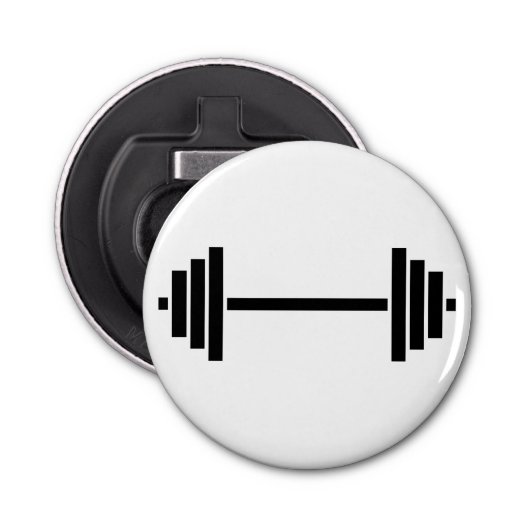Dumbbells Button Flesopener (Voorkant)