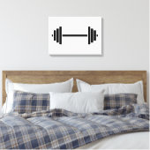 Dumbbells Canvas Afdruk (Insitu (Slaapkamer))