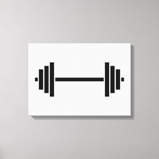 Dumbbells Canvas Afdruk (Voorkant)