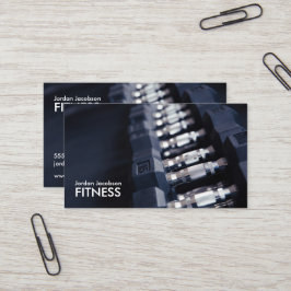 Dumbbells Fitness Visitekaartjes