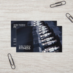Dumbbells Fitness Visitekaartjes
