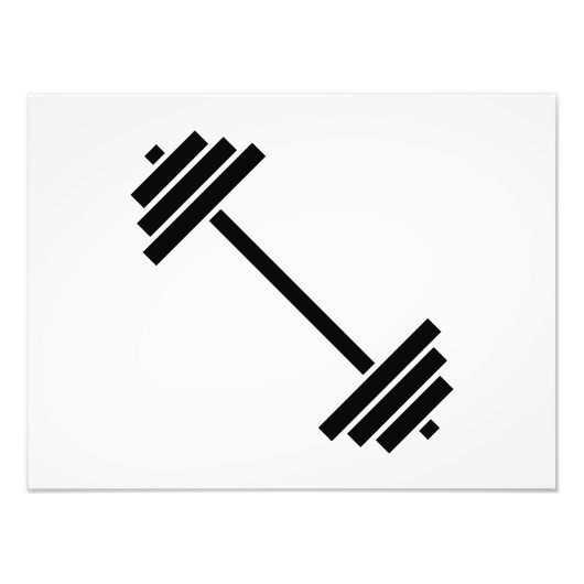 Dumbbells Foto Afdruk (Voorkant)
