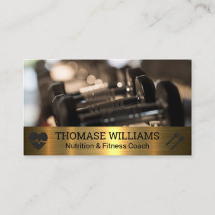 Dumbbells   Geschiktheid   Metaal Visitekaartje