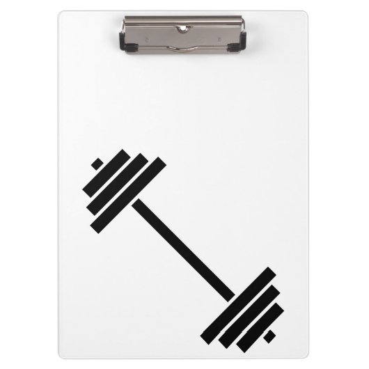 Dumbbells Klembord (Voorkant)