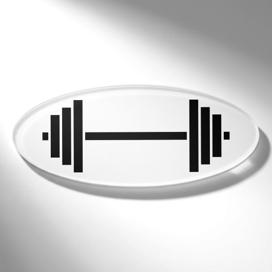 Dumbbells Naambadge (Voorkant)