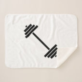 Dumbbells Sherpa Deken (Voorkant (horizontaal))