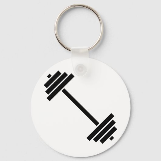 Dumbbells Sleutelhanger (Voorkant)